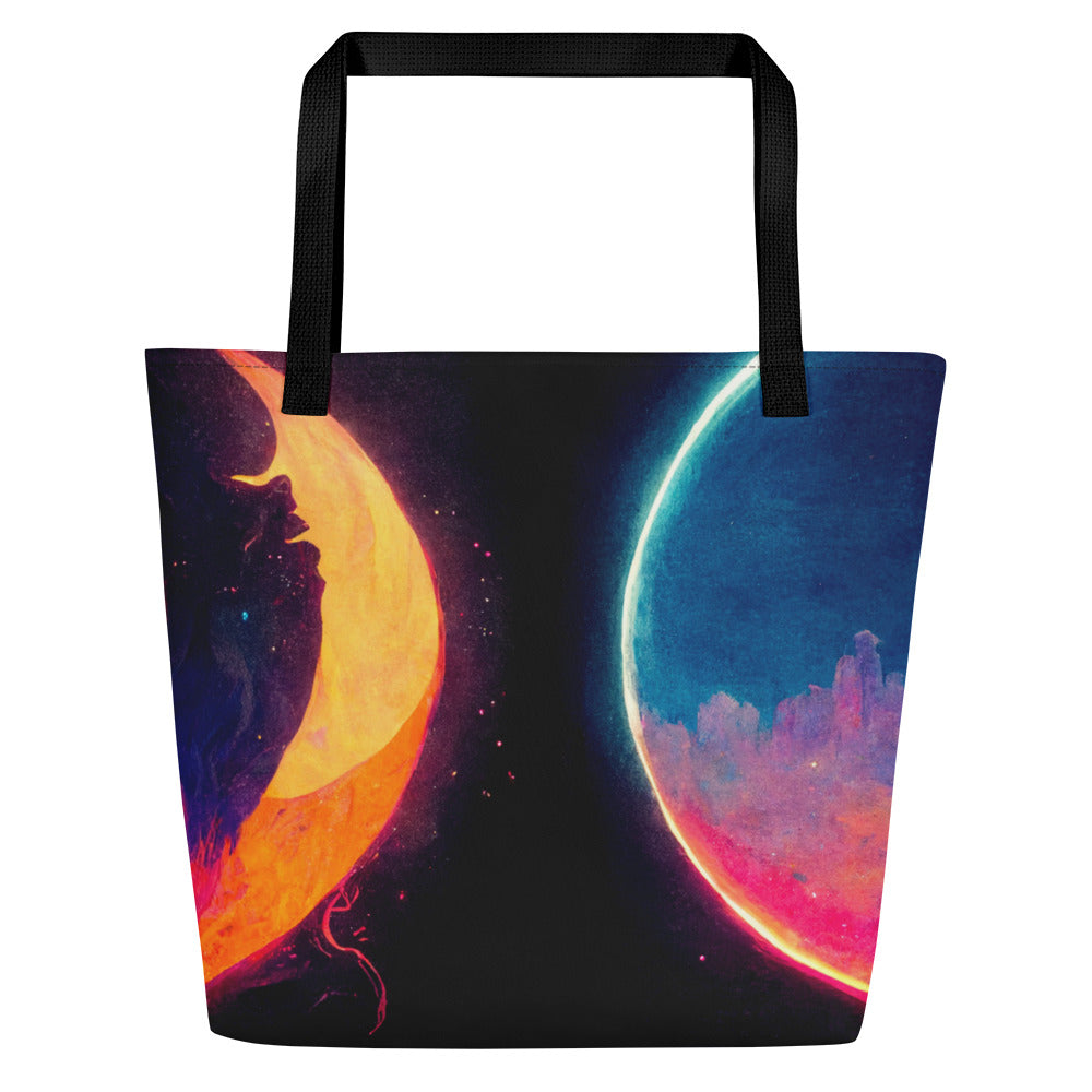 Duality Of Time Tote Bag