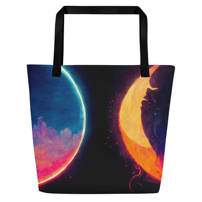 Duality Of Time Tote Bag