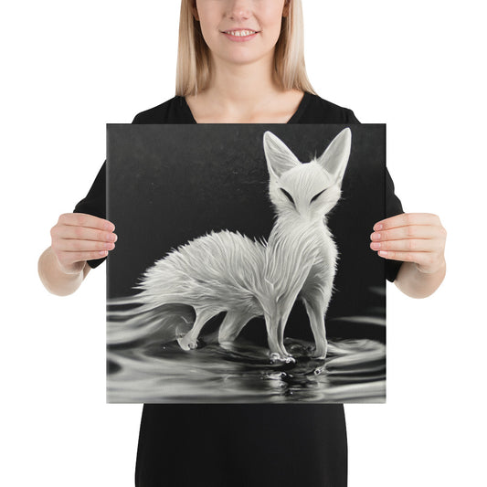 "Norwegian Forest Fox" Canvas Print