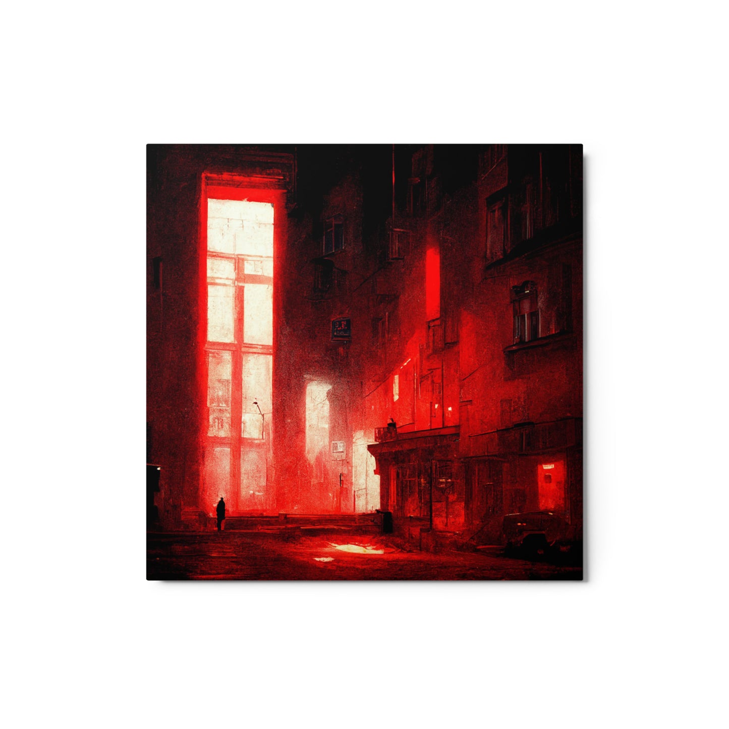 "The Crimson City" Metal Print