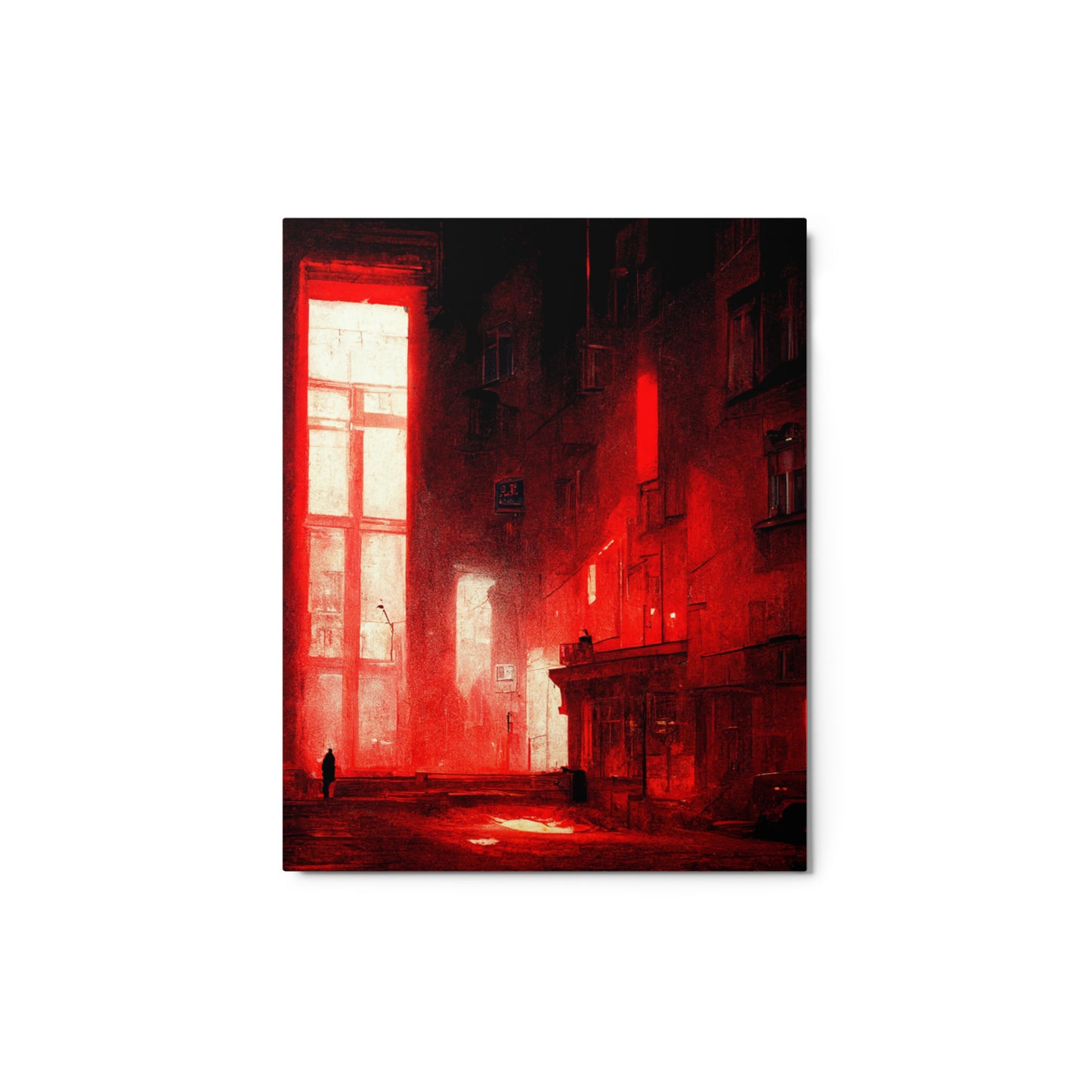 "The Crimson City" Metal Print